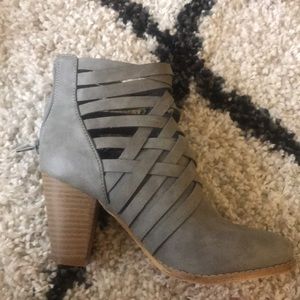NWB grey booties